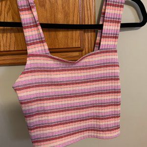 American Eagle Striped Tank Top